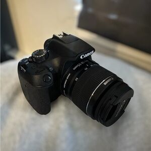 Canon Black Digital Camera with Lens